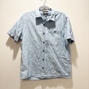 L.L. Bean Men’s Signature Vacationland Shirt Short Sleeve Button Down Slim Fit L